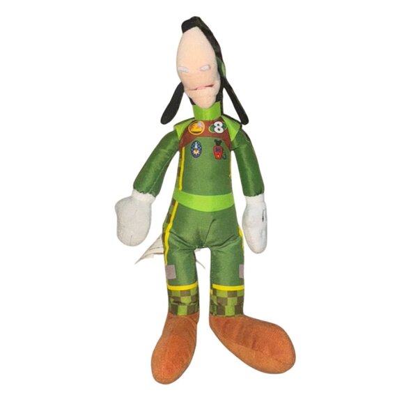 Disney Junior Mickey And The Roadster Racers Goofy Plush 10 Inch-Used - Picture 2 of 6